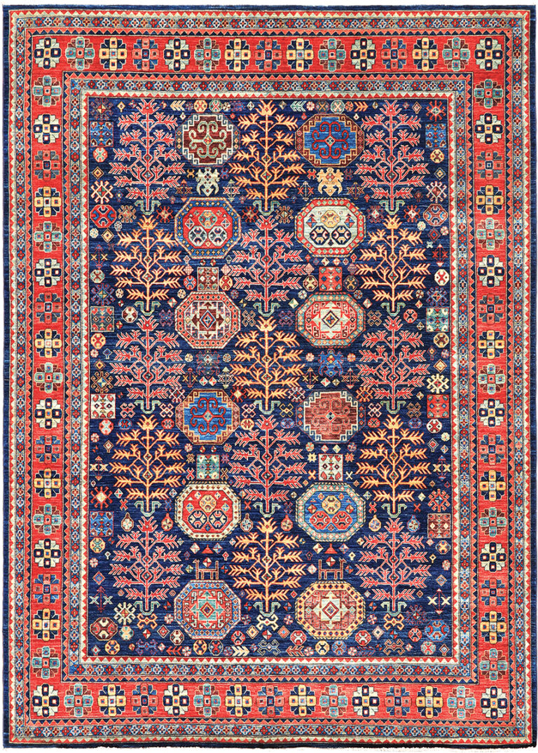 Tree Kazak Rug