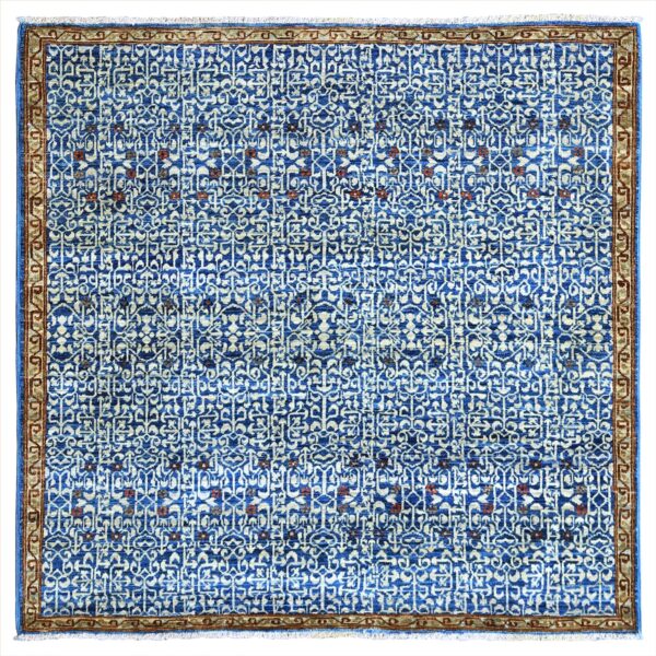 Afghan Mamluk rug knotted by hand with hand-carded, hand-spun, vegetable-dyed wool.